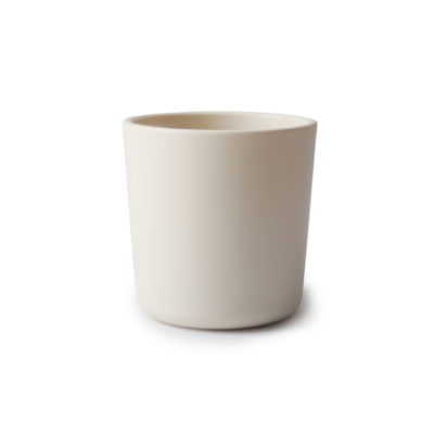 Pack dos vasos Mushie solid ivory - Imagen 2