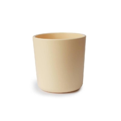 Pack dos vasos Mushie solid pale daffodil - Imagen 2