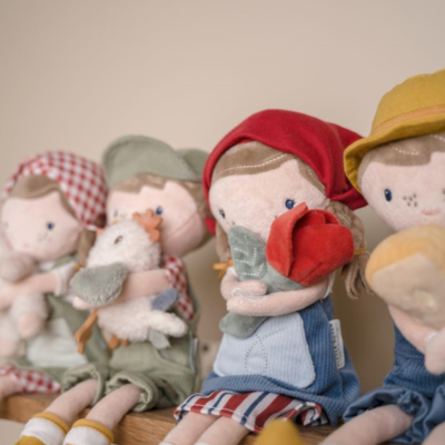 Muñeco blandito Jim granjero con gallina - Imagen 3