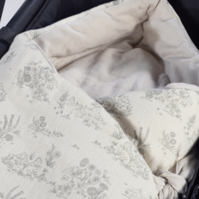 Saco capucha Toile de Jouy Cream - Imagen 6