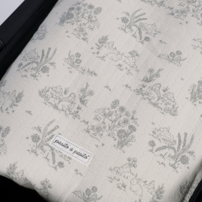 Saco capucha Toile de Jouy Cream - Imagen 8