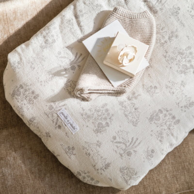 Saco capucha Toile de Jouy Cream - Imagen 4