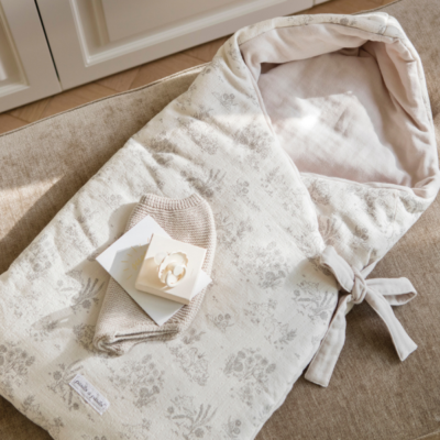 Saco capucha Toile de Jouy Cream - Imagen 2