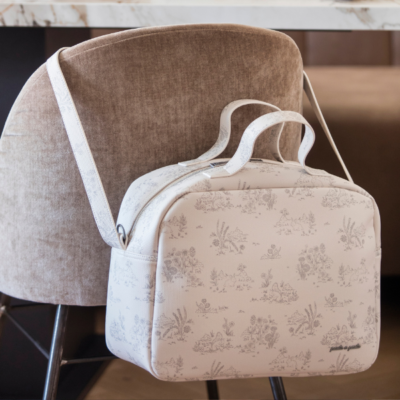 Bolsa canastilla Toile de Jouy Cream - Imagen 2
