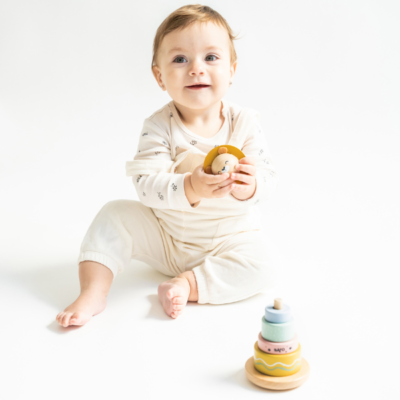 Juguete apilable de madera - Imagen 5