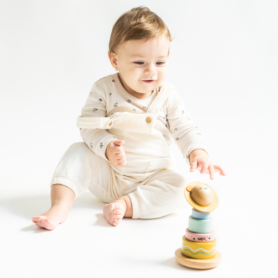 Juguete apilable de madera - Imagen 4