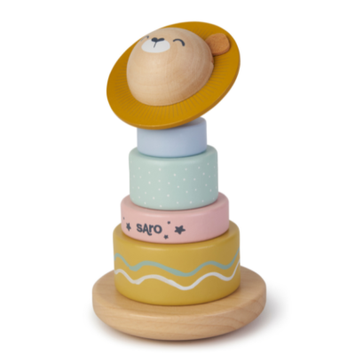 Juguete apilable de madera - Imagen 7