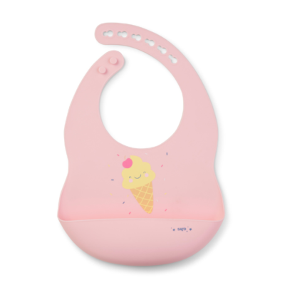 Babero de silicona Ice-creams