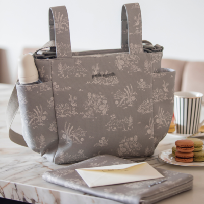 Bolso panera Toile de Jouy Forest - Imagen 2