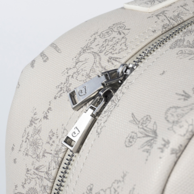 Bolsa canastilla Toile de Jouy Cream - Imagen 14