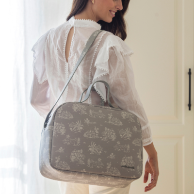 Bolsa canastilla Toile de Jouy Forest - Imagen 2