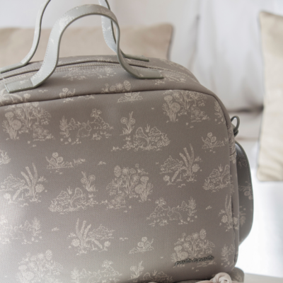 Bolsa canastilla Toile de Jouy Forest - Imagen 5
