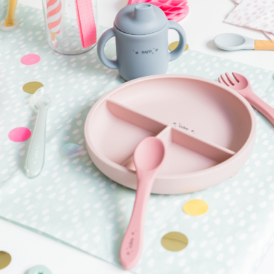 Set de alimentación Nude Pink+Blossom - Imagen 2