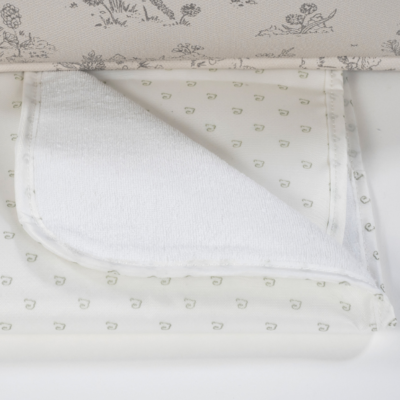 Bolsa canastilla Toile de Jouy Cream - Imagen 7