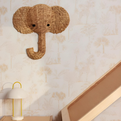 Papel pintado Les Mini Mondes - Savane Beige - Imagen 3
