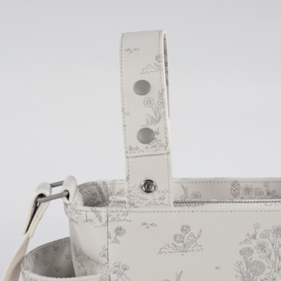 Bolso panera Toile de Jouy Cream - Imagen 14