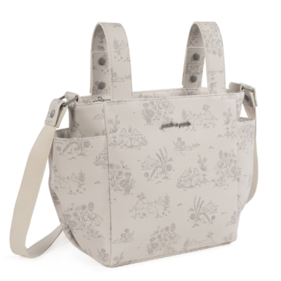 Bolso panera Toile de Jouy Cream