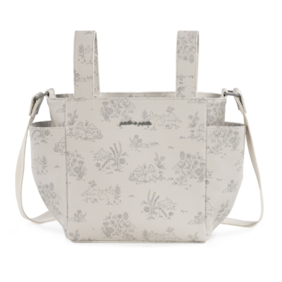 Bolso panera Toile de Jouy Cream - Imagen 7