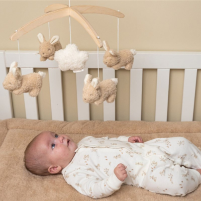 Móvil musical de madera baby Bunny - Imagen 2