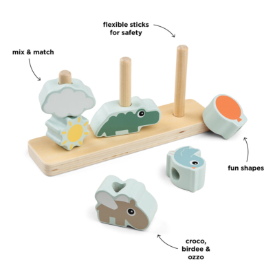 Juguete apilable nubes felices - Imagen 5