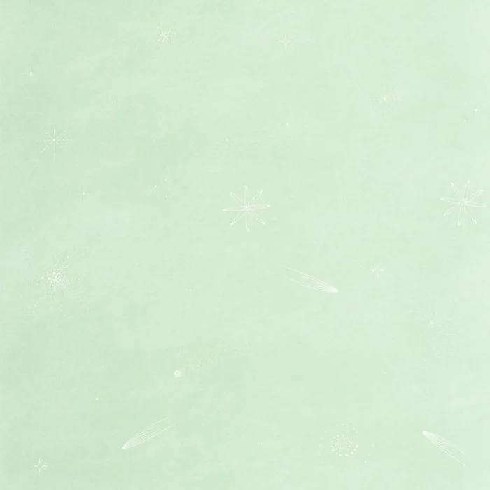105697001 Papel pintado Les Mini Mondes - Ciel Etoile Verde - Imagen 1
