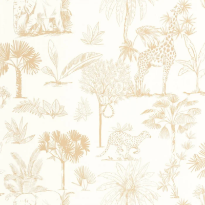 Papel pintado Les Mini Mondes - Savane Beige
