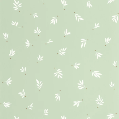 Papel pintado Les Mini Mondes - Bosque Verde Amande