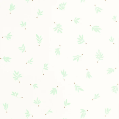 Papel pintado Les Mini Mondes - Bosque Verde Agua