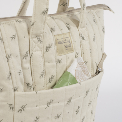 Mochila maternal Mimosa verde - Imagen 10