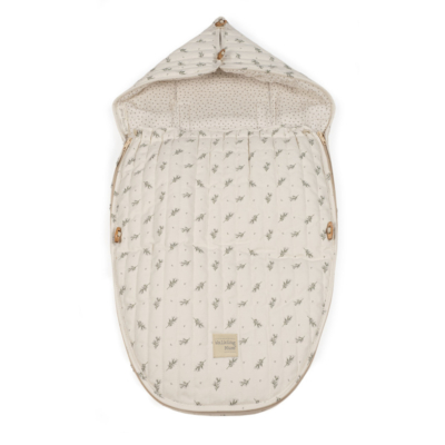 Saco capazo Mimosa verde entretiempo