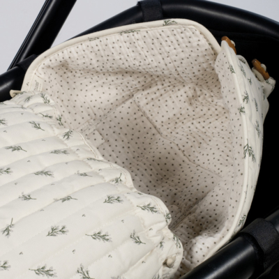 Saco capazo Mimosa verde entretiempo - Imagen 3