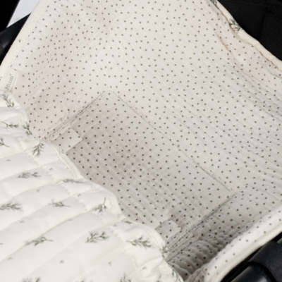 Saco capazo Mimosa verde entretiempo - Imagen 6