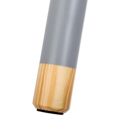 Silla de madera infantil gris - Imagen 3