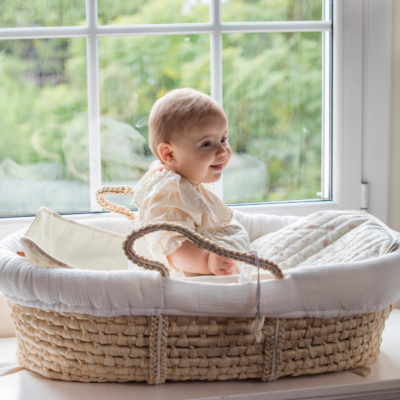 Saco capazo Mimosa rosa entretiempo - Imagen 7