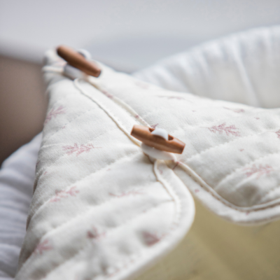 Saco capazo Mimosa rosa entretiempo - Imagen 4