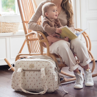 Bolsa canastilla Mimosa rosa - Imagen 3