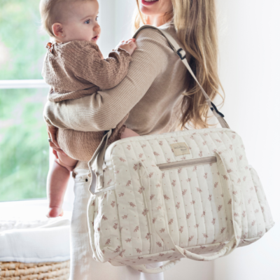 Bolsa canastilla Mimosa rosa - Imagen 2