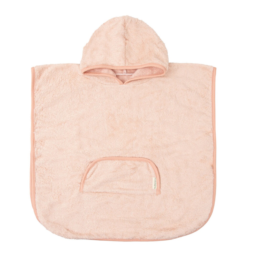 imgi_1_54FU00002554 Poncho de baño Basics Rosa - Imagen 1