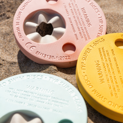 Manguitos baño evolutivos rosa - Imagen 4