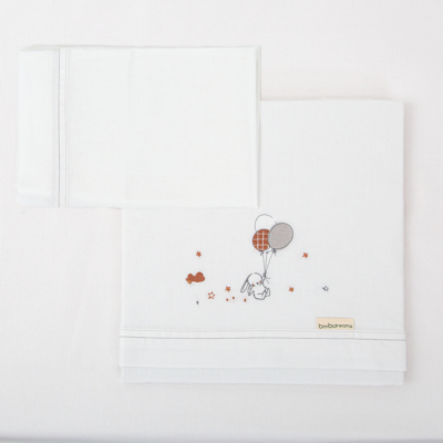 Juego de sábanas algodón para minicuna Jolie lino