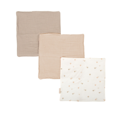 Pack de 3 toallitas Ciel beige
