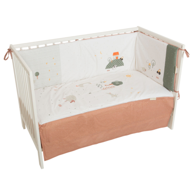 Colcha edredón+Protector para cuna Granja - Imagen 3