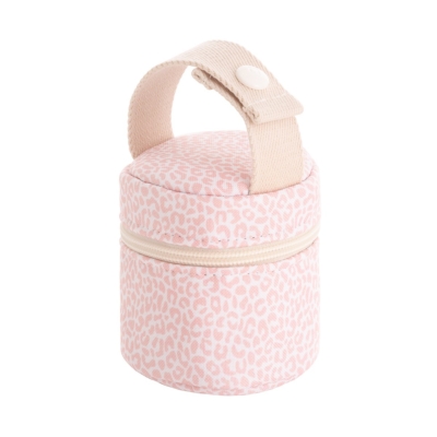 Portachupetes Animal Print rosa