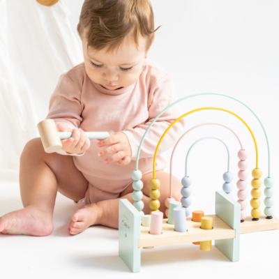 Ábaco de madera Rainbow - Imagen 2
