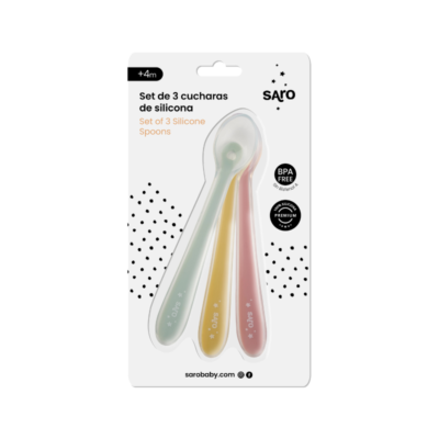Set de 3 cucharas de silicona Blossom - Mustard - Hunter - Imagen 3