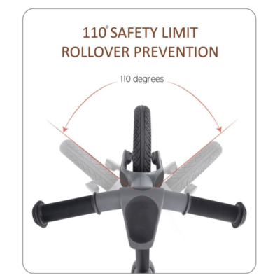 Bicicleta plegable de equilibrio Manu gris - Imagen 7