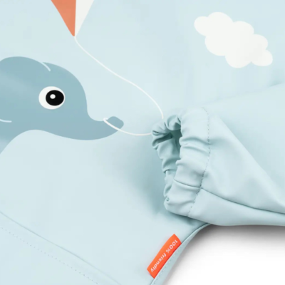 Babero con bolsillo y mangas Playground blue - Imagen 2