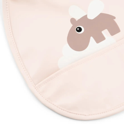 Pack de dos baberos con bosillo Tiny Happy Clouds powder - Imagen 3