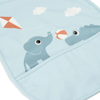 Babero con velcro Playground blue - Imagen 2