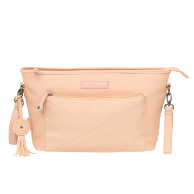 Bolso organizador Quilt rosa empolvado